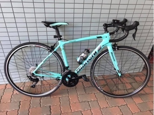 ロードバイク　フレーム　フロントフォークつき