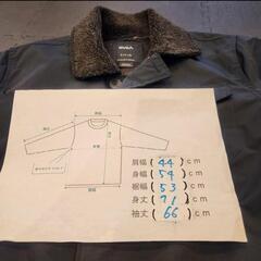 ✡️【処分セール】【ほぼ新品✨】 RVCA ルーカ 中ボアブルゾン チャコールグレーメンズ Sの画像