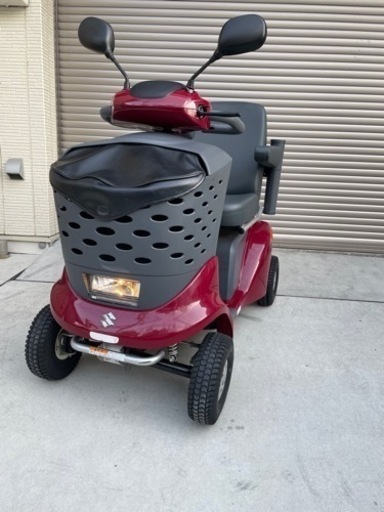 ★中古美品即決！2023年購入セニアカー スズキ ET4D9型 メタリックレッド　定価 ： 368000円