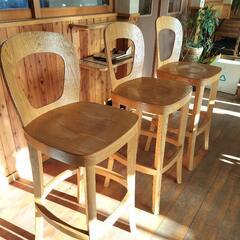 カウンターチェア　4脚セット