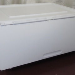 【直接引き取りのみ】 収納ケース ニトリ ホワイト R6-0117-④
