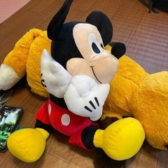 ミッキーとぐったり、キタキツネおもちゃ おもちゃ ぬいぐるみ