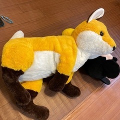 ミッキーとぐったり、キタキツネおもちゃ おもちゃ ぬいぐるみの画像