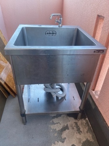業務用 一槽シンク 流し台 W600×D600×H800  ステンレス