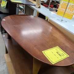 J4459　値下げしました！ 大川家具　折りたたみテーブル　ブラ...