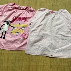 スモック　長袖　既製品＋手作り　アンパンマンなどの画像