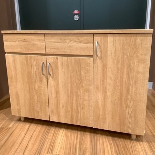 【トレファク神戸南店】キッチンカウンター 3枚扉【取りに来られる方限定】