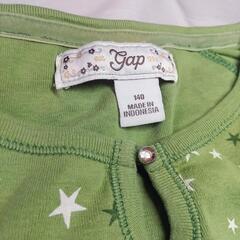 GAP ギャップ 140cm ガールズ 長袖 カットソー 長袖Tシャツ ロンT 星柄の画像
