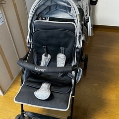 【譲渡者様決まりました】2人乗りベビーカーの画像