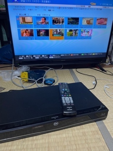 SHARP AQUOS BDレコーダー BD-S570 シャープ　 ブルーレイディスクレコーダー