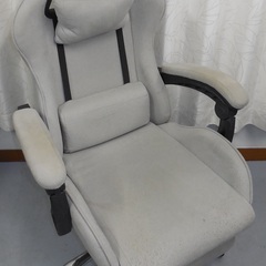 【直接引き取りのみ】 ゲーミングチェア もしも OC-01-F グレー R6-0118-①の画像
