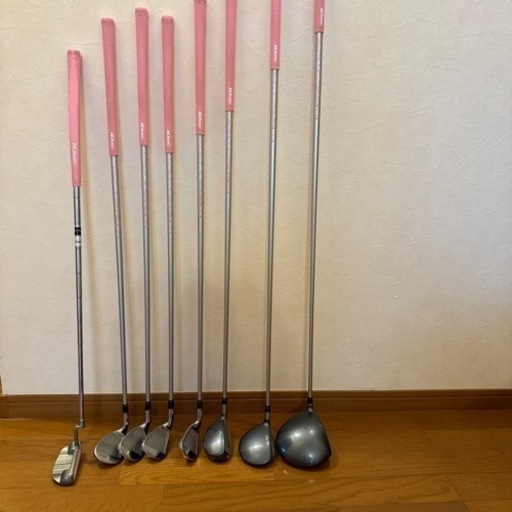 レディース用初心者向けゴルフクラブハーフセット