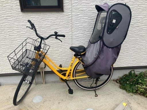 自転車 チャイルドシート付