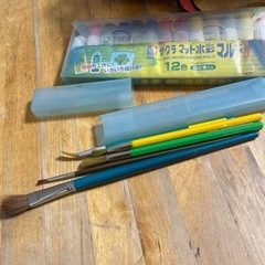 (お取引終了致しました!)小学校絵具セットの画像