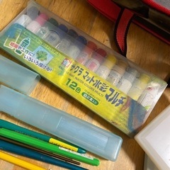 (お取引終了致しました!)小学校絵具セットの画像