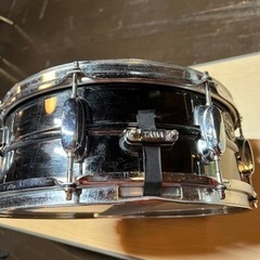 TAMA スネアドラム ブラックニッケル スティール 14×5.5 の画像