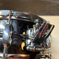 TAMA スネアドラム ブラックニッケル スティール 14×5.5 の画像