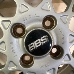 売約済み　軽自動車　スバル純正　BBSホイール　13インチ　夏タイヤ付きの画像