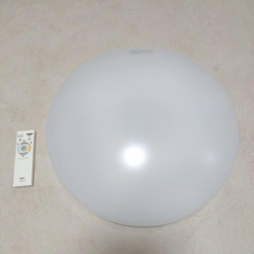 【売れました】NECシーリングライトn45291個リモコンセット家具照明器具