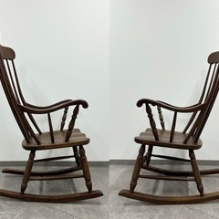 INT256 ロッキングチェア 揺り椅子 木製 レトロ ヴィンテージ アンティーク 椅子 TEURLINCX & MEIJERS 家具 家具 椅子 ロッキングチェアの画像
