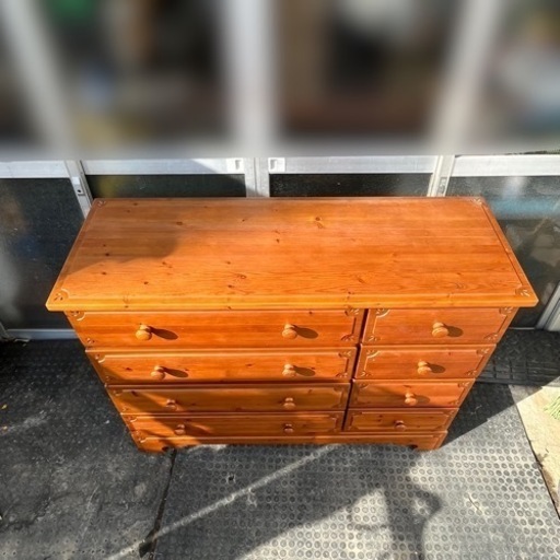 d0307604オシャレ チェスト 整理タンス 和家具 引き出し 箪笥 タンス サイドボード アンティーク ローボード 引取 家財便 