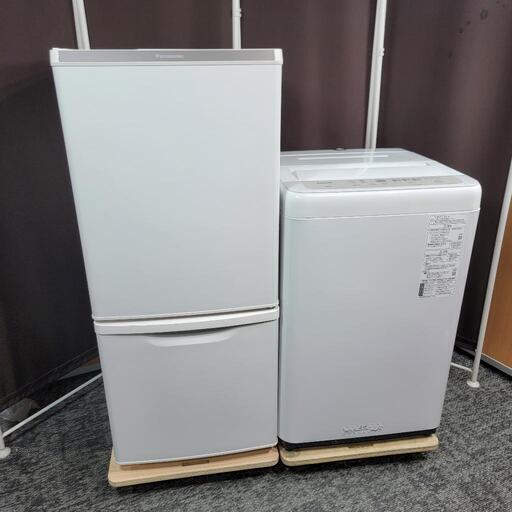 ‍♂️h060602売約済み‼️配送設置は無料‼️最新2021年製✨新色マットバニラホワイト✨Panasonic 家電セット