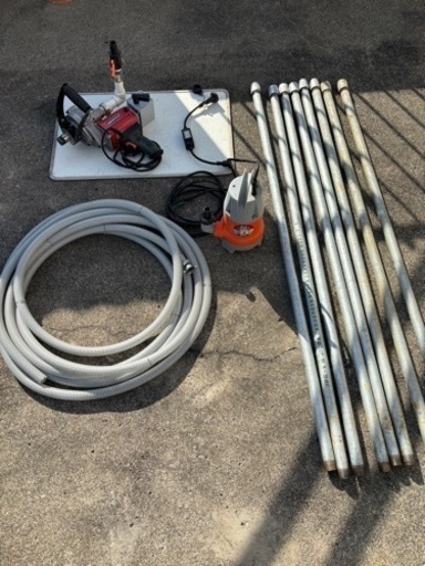 井戸掘削機　オークションで落札されました