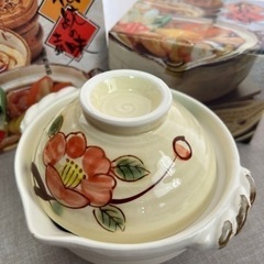 ◆1人用土鍋 2個set 直火・電子レンジ・オーブンOK！耐熱食器 新品未使用◆の画像