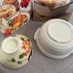 ◆1人用土鍋 2個set 直火・電子レンジ・オーブンOK！耐熱食器 新品未使用◆の画像