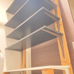 格安⁉️ 2×4 棚 シェルフ 洗濯機 浴室 ツーバイフォー 子供部屋 カラーボックス 　整理棚　収納の画像