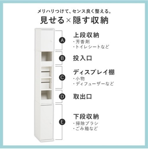 ニトリ　新品　トイレ収納