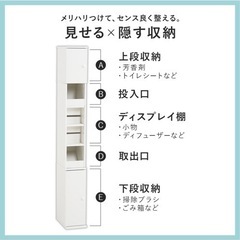 ニトリ　新品　トイレ収納の画像