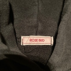 今週限定価格　ローズバット パーカー　ブラック色の画像
