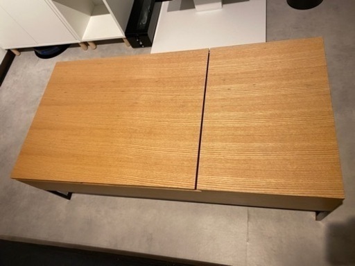 【使用1年美品　値下げ中】ニトリ　昇降センターテーブル　Nヒバリ