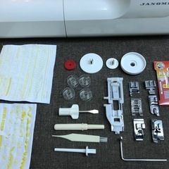 決まりました)厚地☆頑丈☆JANOME家庭用コンピューターミシン