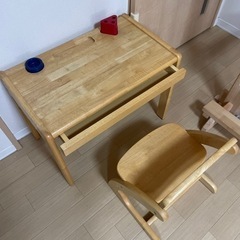 終了　子供用デスク　チェアセット