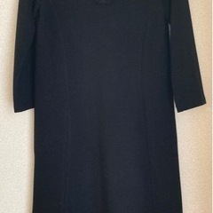 グリーンレーベルリラクシング ブラック ワンピースSサイズの画像