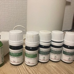 無印アロマディフューザーとアロマオイルセットの画像