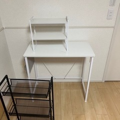 デスクテーブル 棚 デスクワゴン