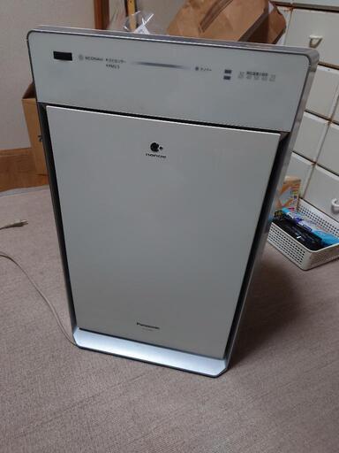 パナソニック空気清浄機　フィルター交換してあります