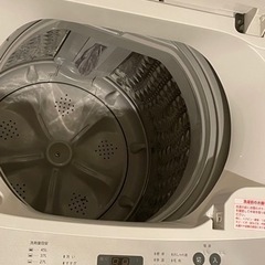 3月17日AM限定【お譲りします】ナノバブルホース付き　ツインバード　洗濯機　5.5kgの画像