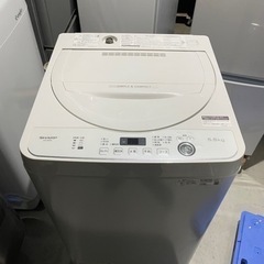 引取歓迎愛知　SHARP 5.5kg洗濯機　ES-GE5E-W 2021年製