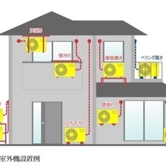 標準取付費込み❗️三菱エアコン6畳用〜の画像