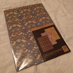 受け渡し予定決定　ウィリアムモリス　コラージュペーパー