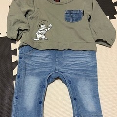 90cm♡ ロンパース♡ 5枚まとめ売りの画像