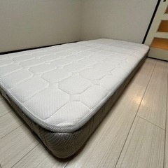 家具 シングルベッド マットレスの画像