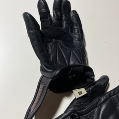 バイク　皮グローブの画像