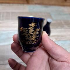 【売約済】購入者様限定無料！5月28日処分！中古品　昭和レトロ 深川製　深川製磁　有田焼　徳利　お猪口　酒器　富士流水
7点セット
生活雑貨 食器 茶器の画像