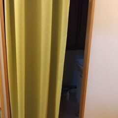 お風呂場カーテン突っ張り棒の画像