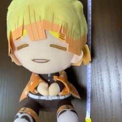 鬼滅の刃　でっかいぽふっとぬいぐるみ　善逸